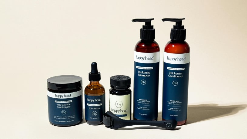 Happy Head customized hair loss prescription treatments